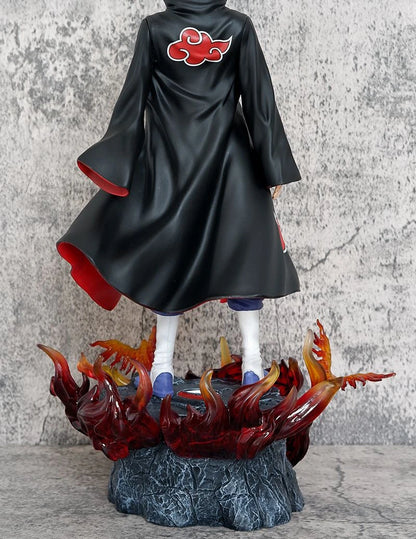 Naruto Shippuden Itachi Uchiha Flame Base Figure