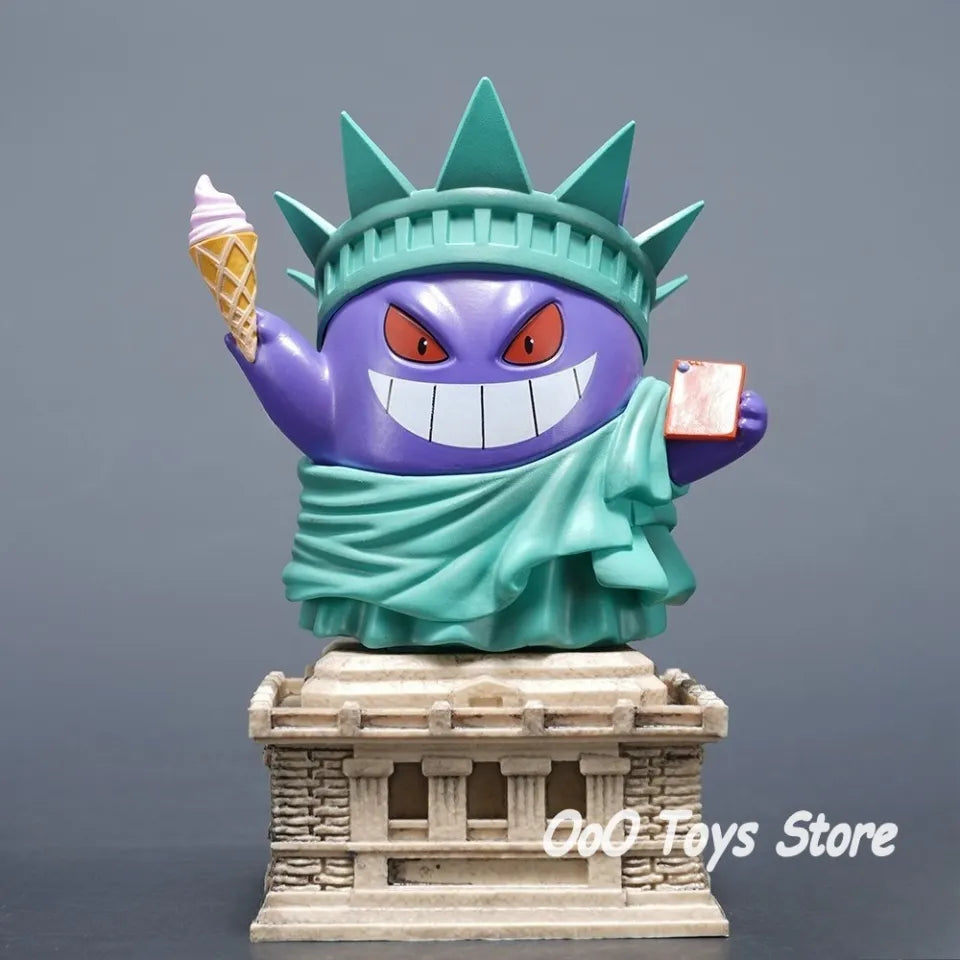 Pokémon Gengar Statue of Liberty Cosplay Figure