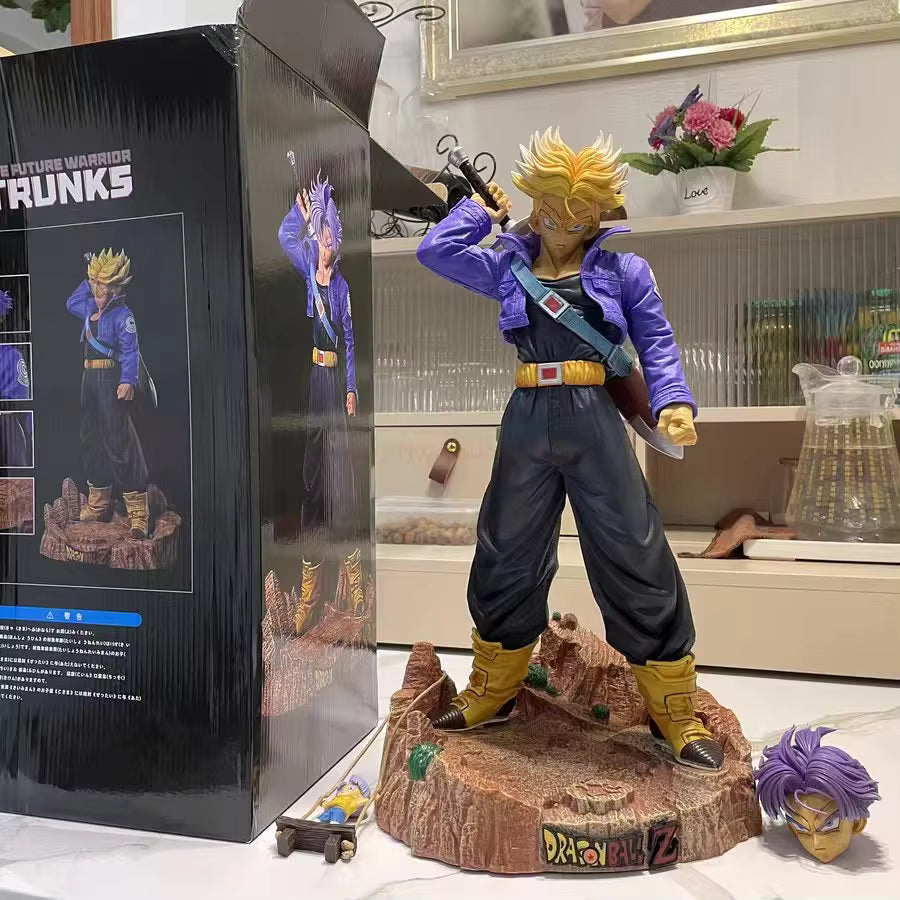 Dragon Ball Z Future Trunks Interchangeable Head Figure