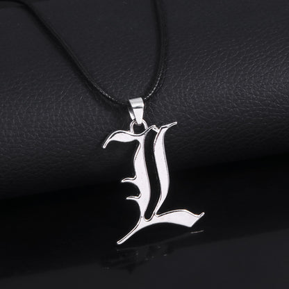 Death Note "L" Lawliet Emblem Necklace