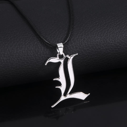 Death Note "L" Lawliet Emblem Necklace