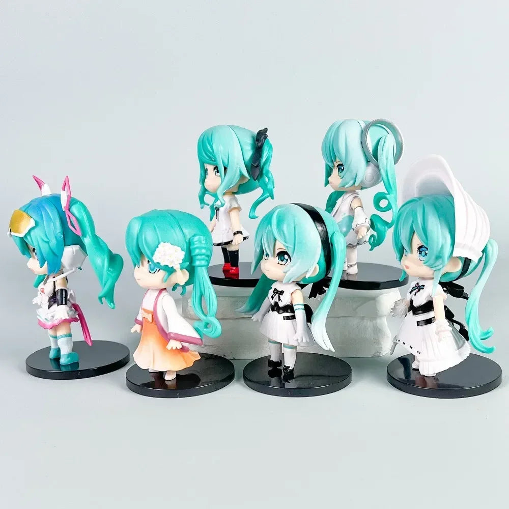 Vocaloid Hatsune Miku 6-Piece Chibi Figure Set
