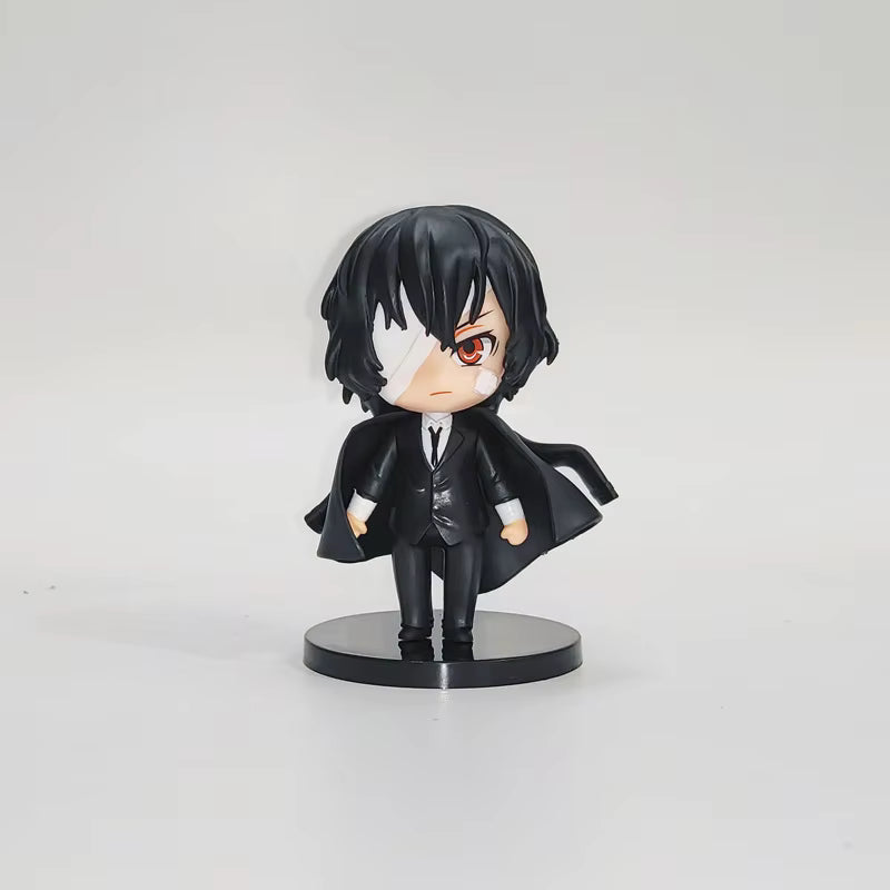 Bungo Stray Dogs 6Pcs Chibi Mini Figure Set