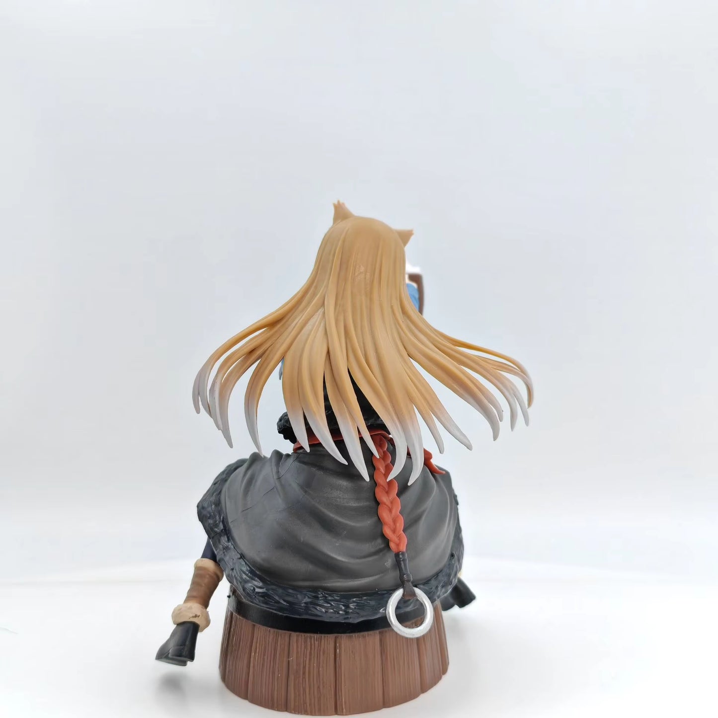 Spice and Wolf Holo Sitting on Barrel Figure