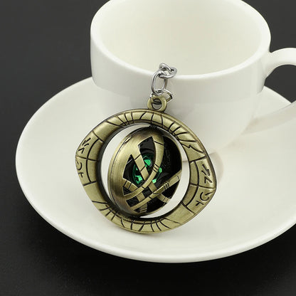 Marvel Doctor Strange Eye of Agamotto Relic Rotating Keychain