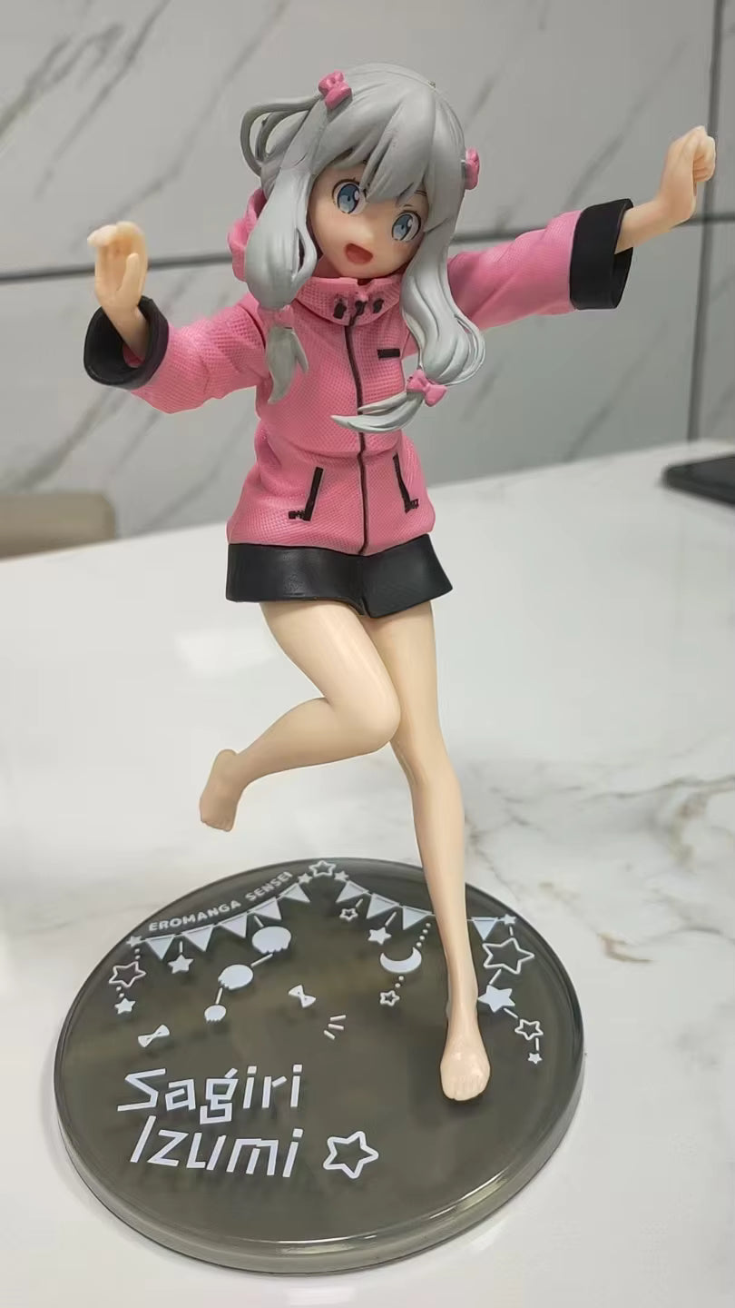 Eromanga Sensei Sagiri Izumi Pink Hoodie Figure