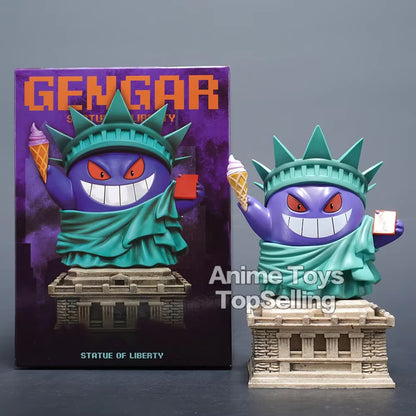 Pokémon Gengar Statue of Liberty Cosplay Figure
