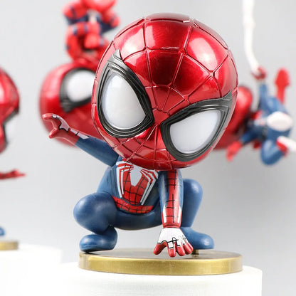 Marvel Spider-Man Chibi Web-Slinging Mini Figure Set