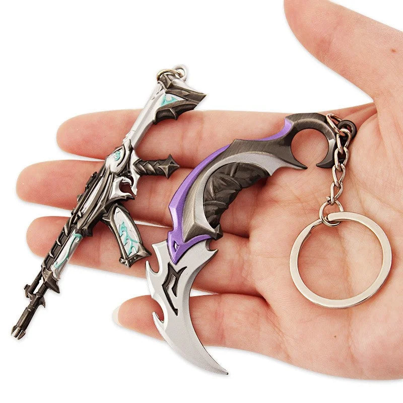 Valorant Reaver Vandal Miniature Weapon Keychain