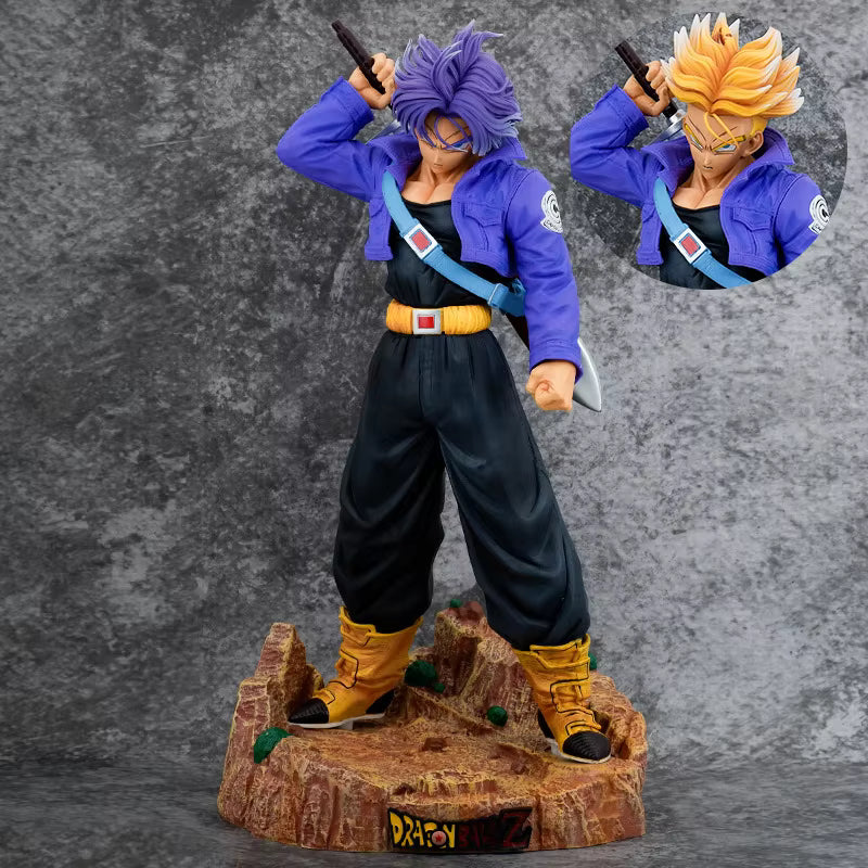 Dragon Ball Z Future Trunks Interchangeable Head Figure