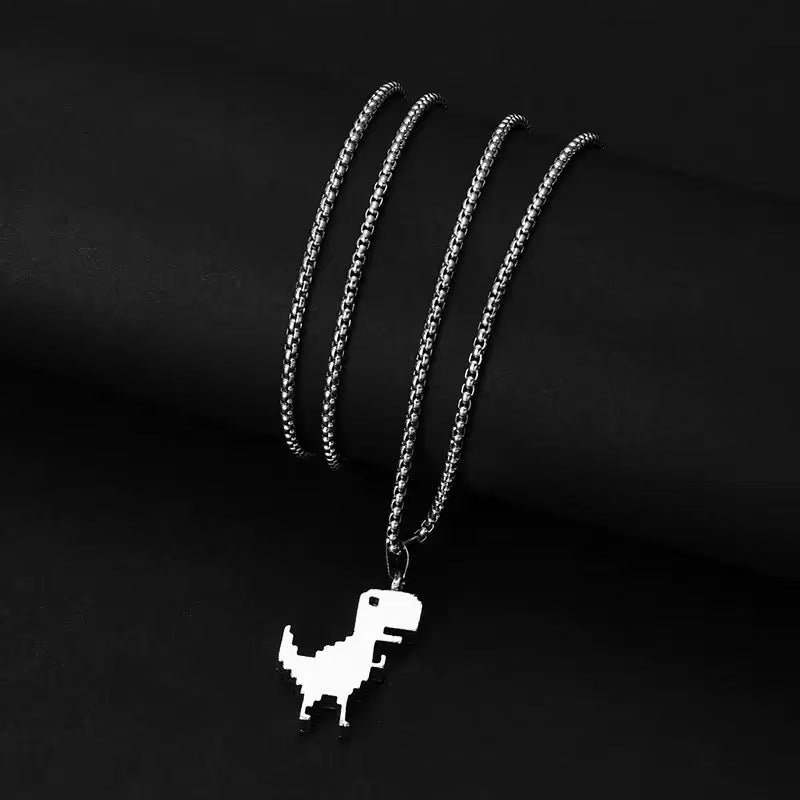 Google Chrome "No Internet" Dino Necklace