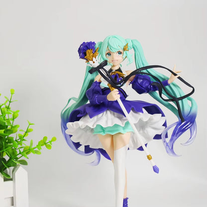 Vocaloid Hatsune Miku Flower Staff Dress Figure