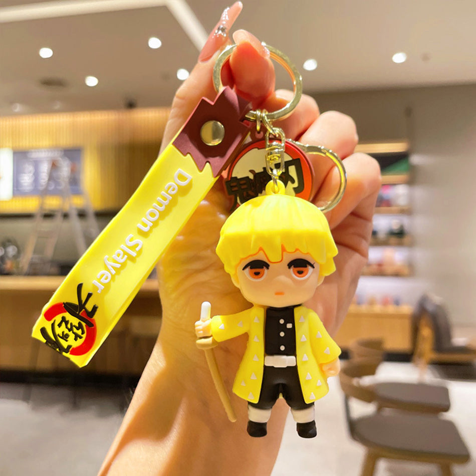 Demon Slayer Core Four Chibi 3D Keychain