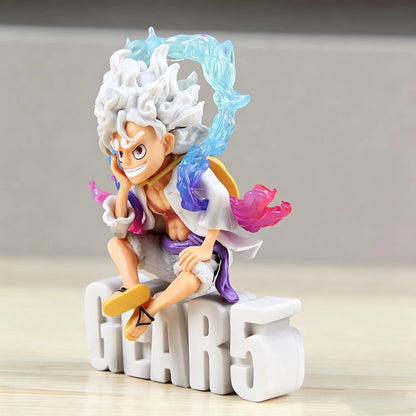 One Piece Monkey D. Luffy Gear 5 Letter Base Figure
