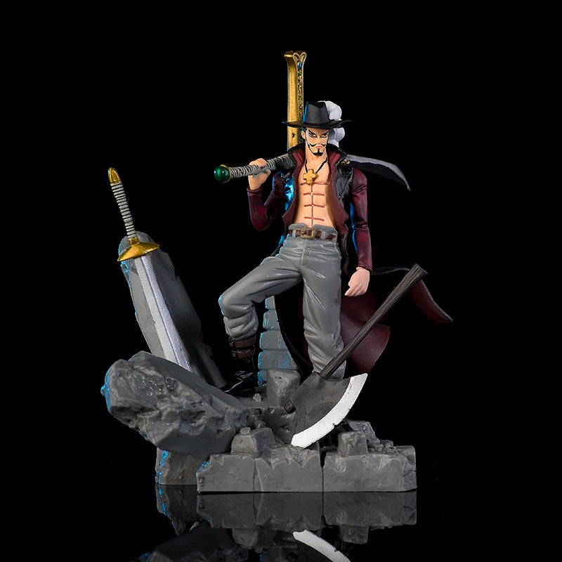 One Piece Dracule Mihawk Rocks Base Figure