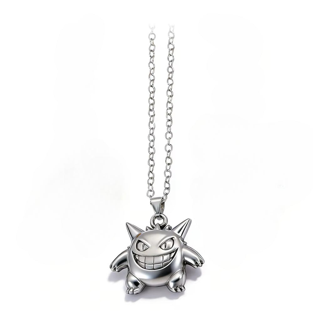 Pokémon Gengar Sterling Silver Pendant Necklace