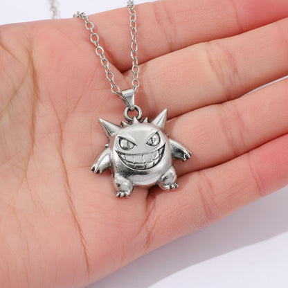 Pokémon Gengar Sterling Silver Pendant Necklace