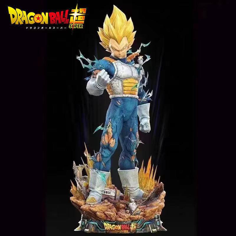 Dragon Ball Super Vegeta Battle Damaged Interchangeable Head Figure