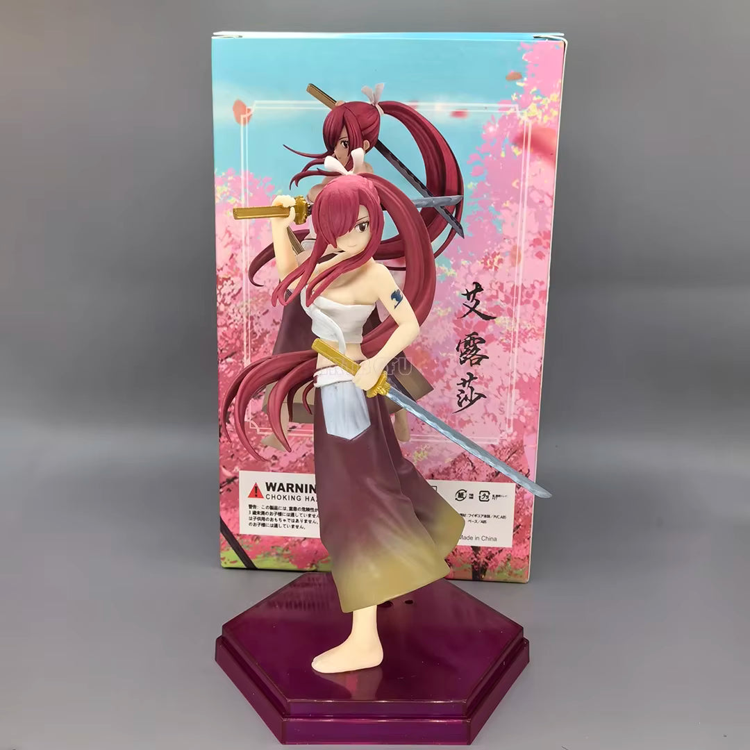 Fairy Tail Erza Scarlet Clear Heart Clothing Figure