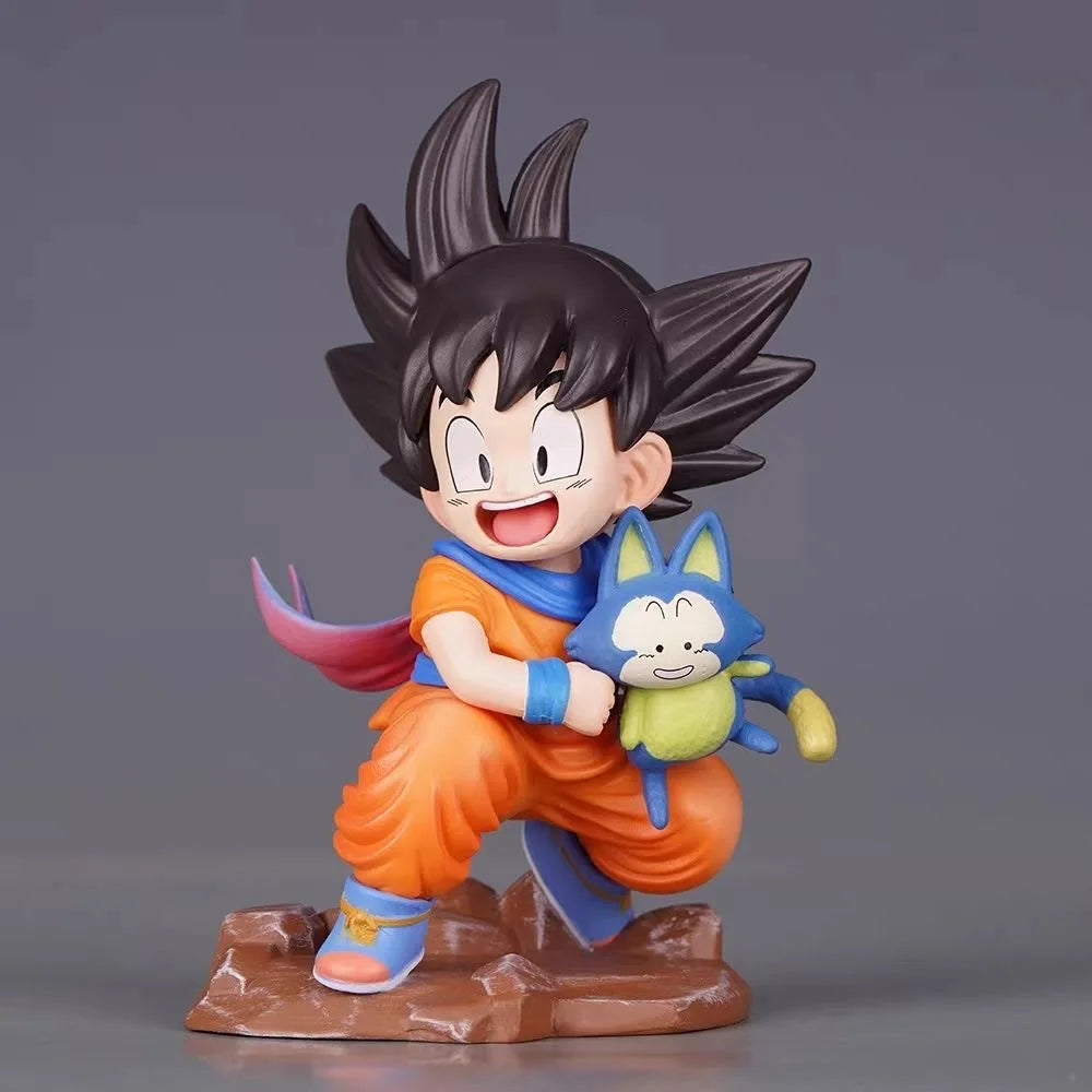 Dragon Ball Kid Goku with Puar Chibi Figure