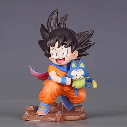 Dragon Ball Kid Goku with Puar Chibi Figure