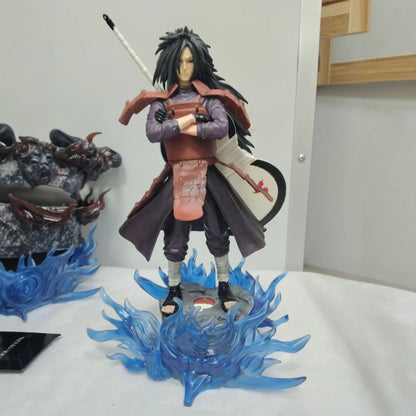 Naruto Madara Uchiha Gunbai Chakra Base Figure