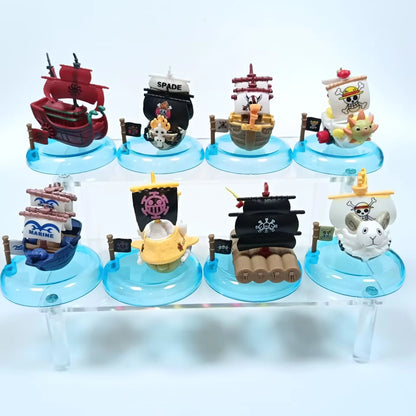 One Piece Pirate Ships Mini Figure Blind Box Set