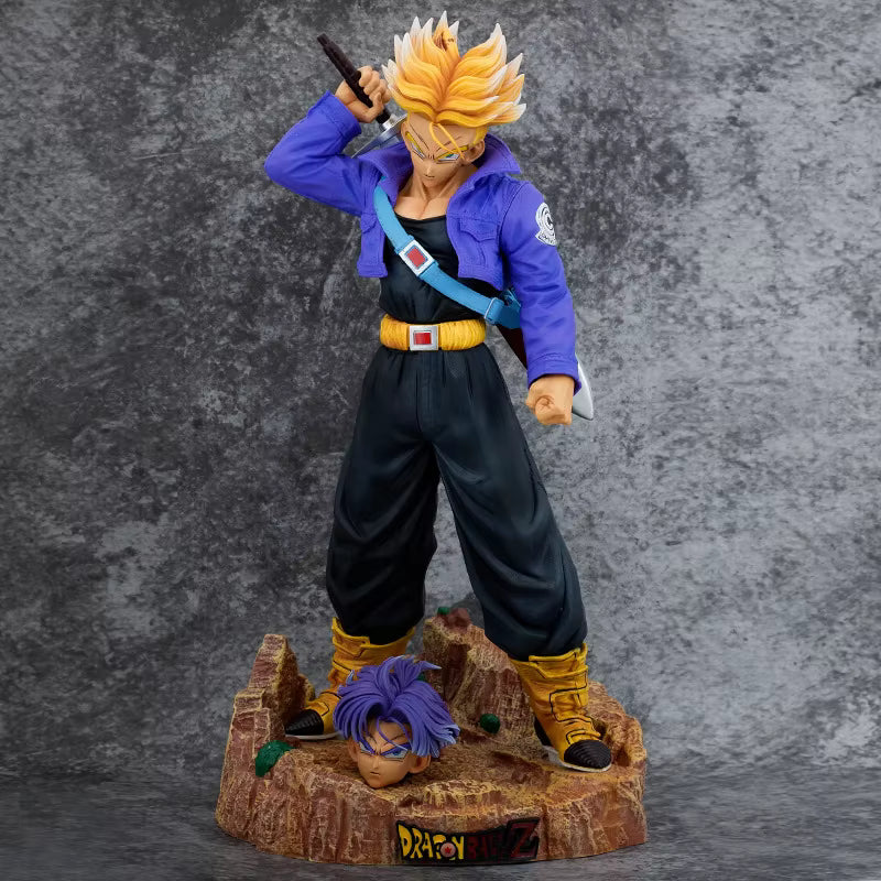 Dragon Ball Z Future Trunks Interchangeable Head Figure