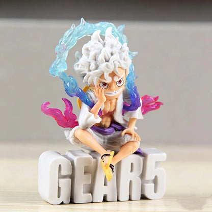 One Piece Monkey D. Luffy Gear 5 Letter Base Figure
