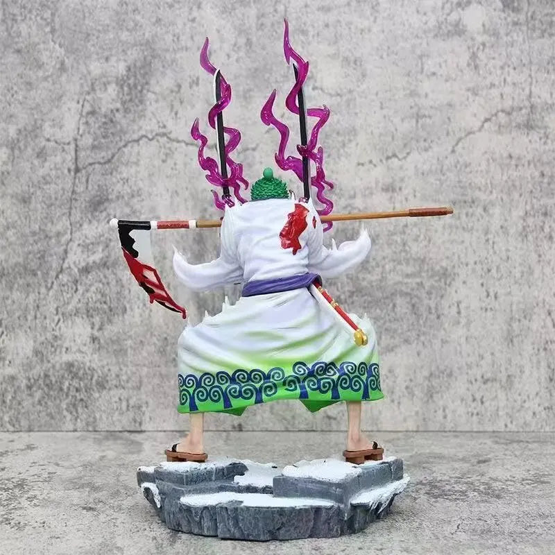 One Piece Roronoa Zoro Purgatory Oni Giri Scythe Figure