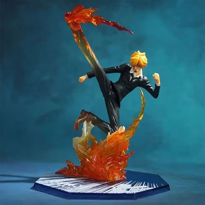 One Piece Sanji Diable Jambe Action Kick Figure