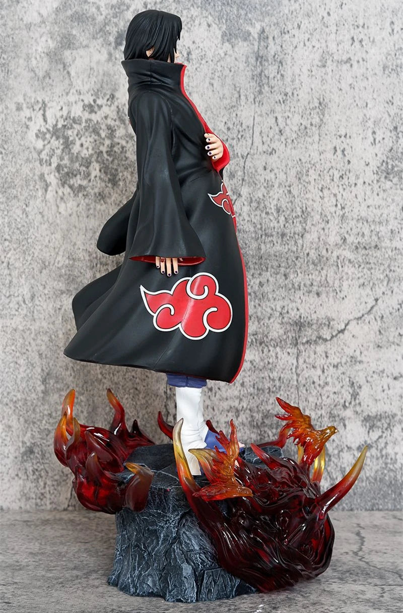 Naruto Shippuden Itachi Uchiha Flame Base Figure