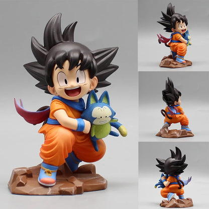 Dragon Ball Kid Goku with Puar Chibi Figure