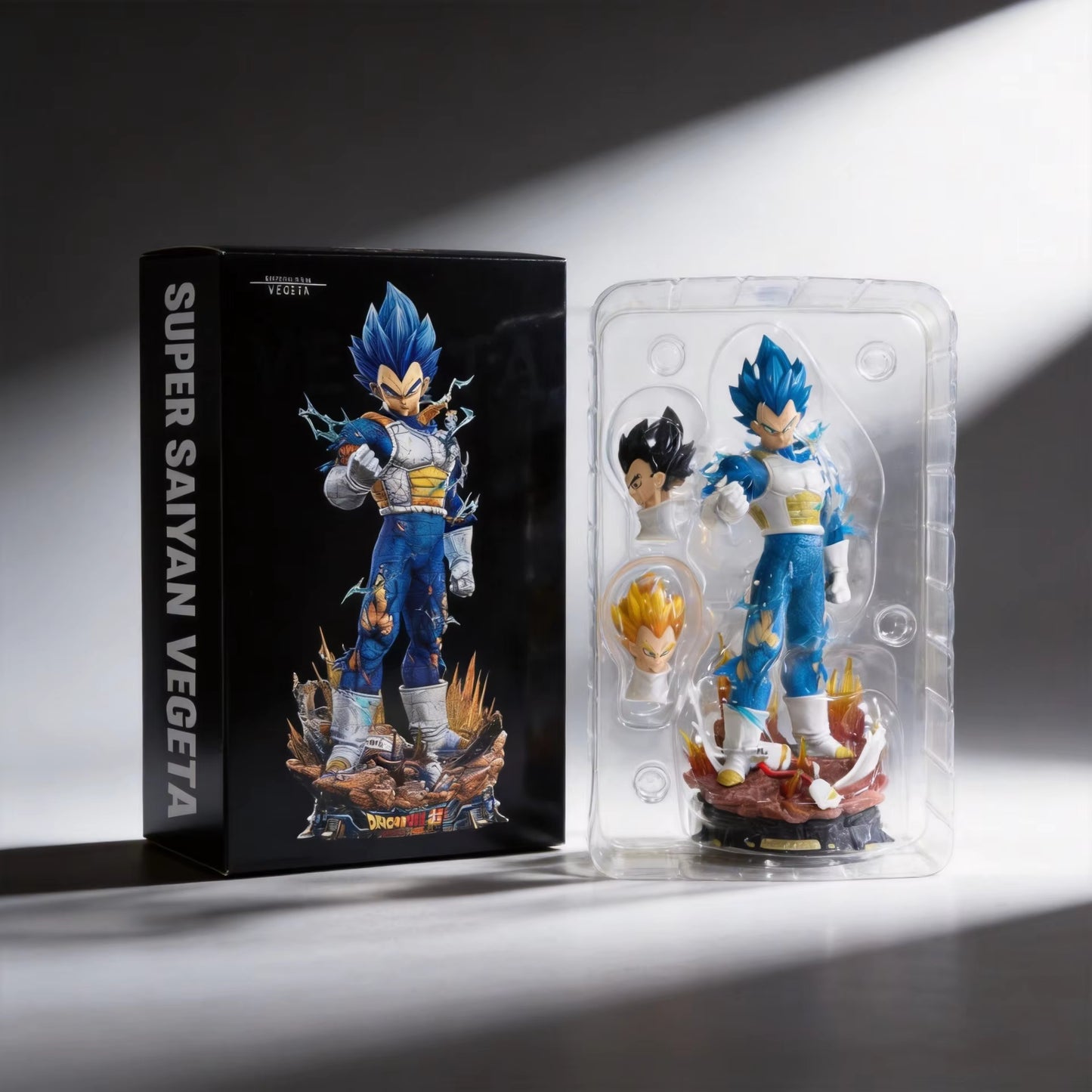 Dragon Ball Super Vegeta Battle Damaged Interchangeable Head Figure