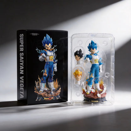 Dragon Ball Super Vegeta Battle Damaged Interchangeable Head Figure