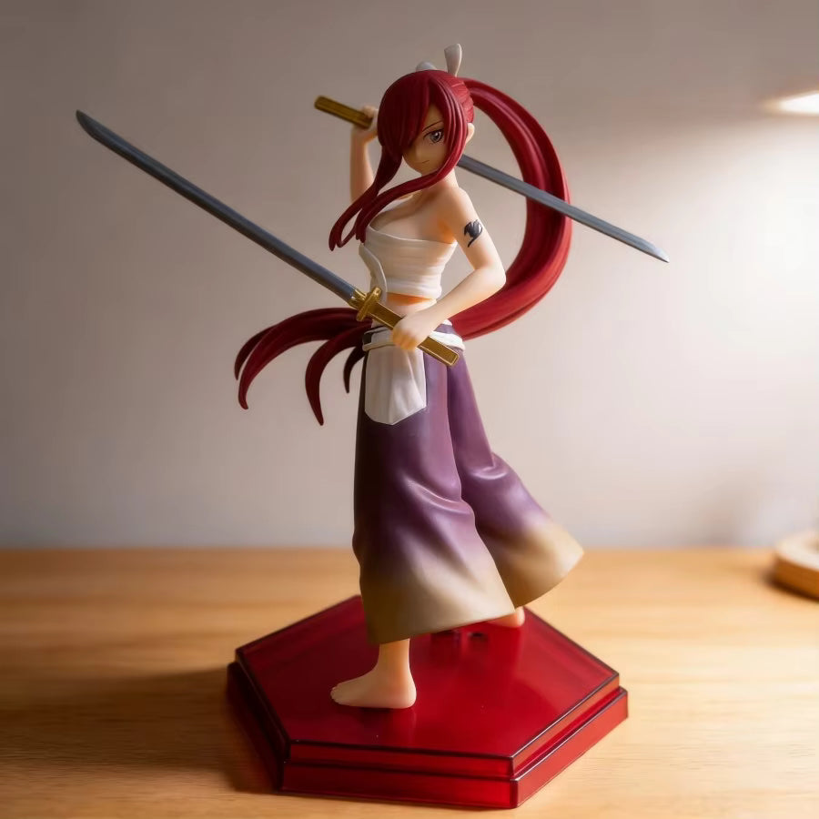 Fairy Tail Erza Scarlet Clear Heart Clothing Figure