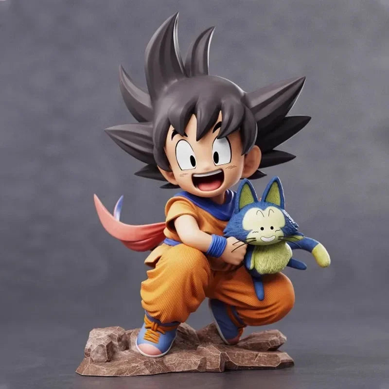 Dragon Ball Kid Goku with Puar Chibi Figure