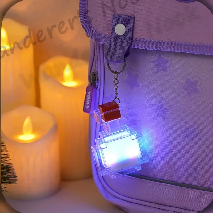 Minecraft Glowing Potion Keychain