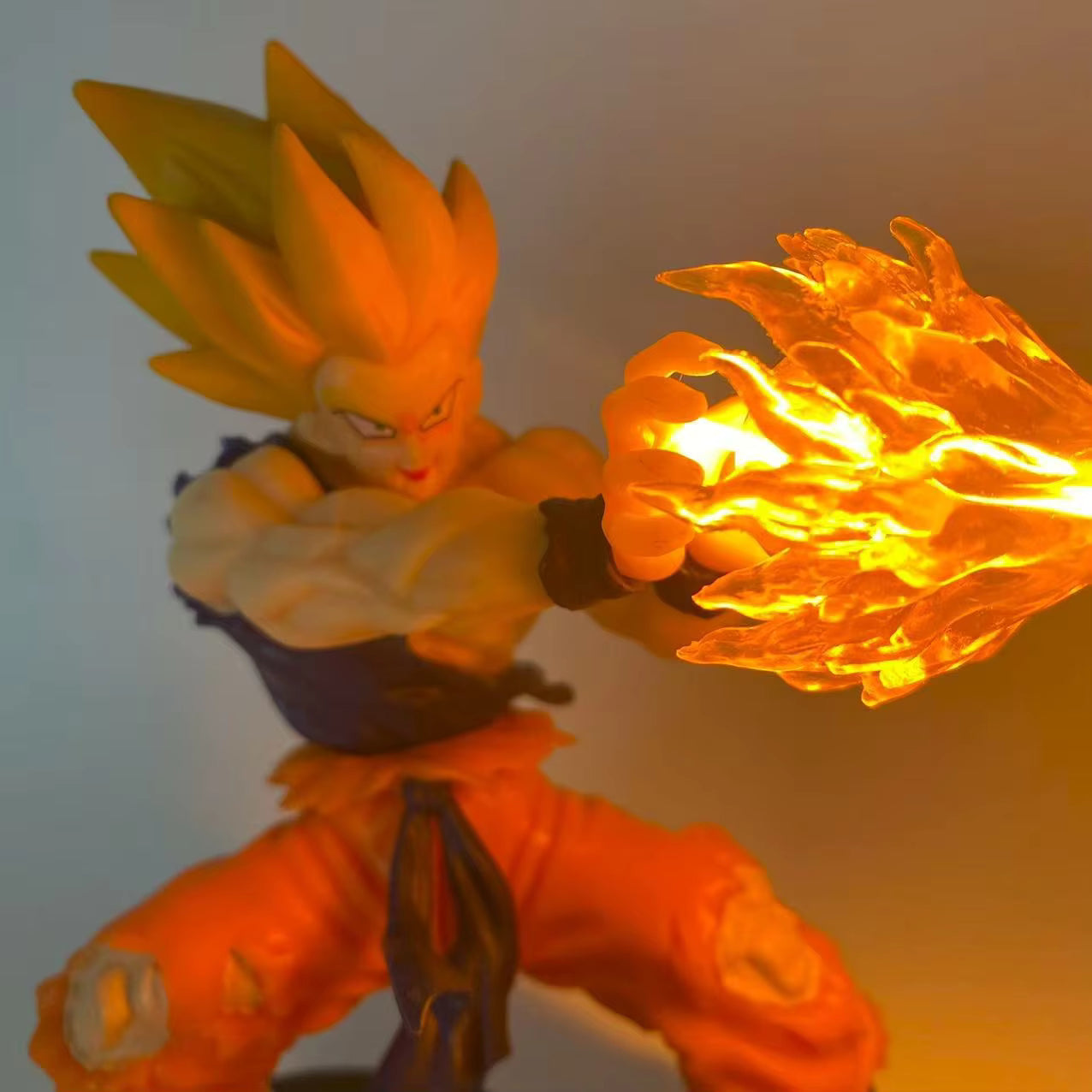 Dragon Ball Z Super Saiyan Goku Kamehameha LED Night Light Figure