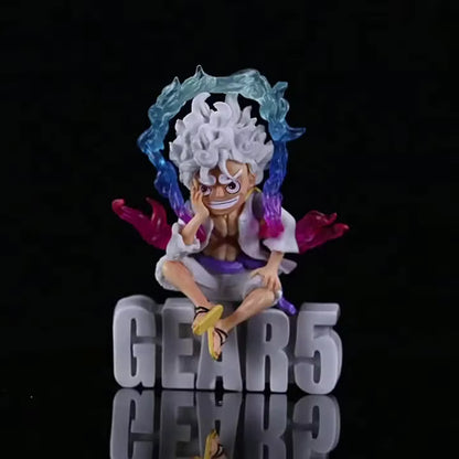 One Piece Monkey D. Luffy Gear 5 Letter Base Figure