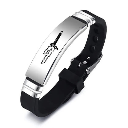 Jujutsu Kaisen Toji Fushiguro Inverted Spear Strap Bracelet