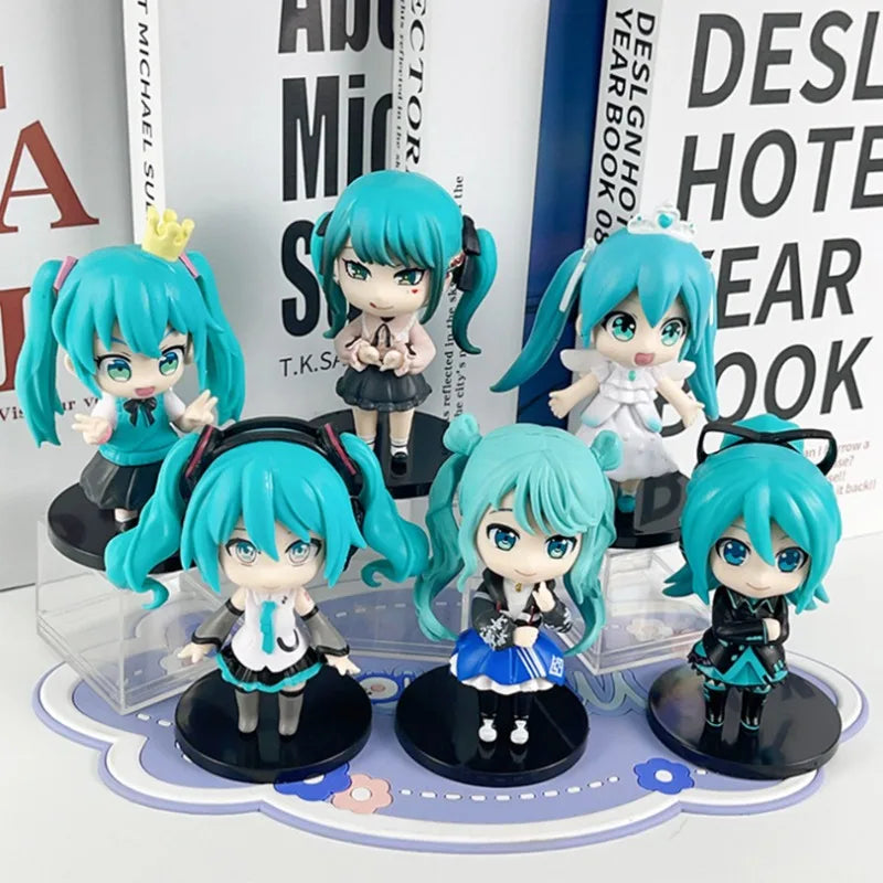 Vocaloid Hatsune Miku 2nd Gen Mini Figures Set
