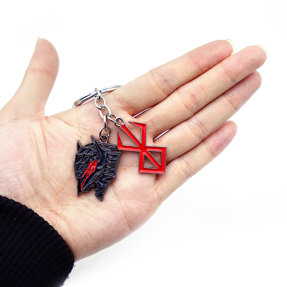 Berserk Brand of Sacrifice & Berserker Armor Keychain