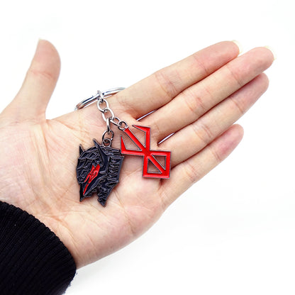 Berserk Brand of Sacrifice & Berserker Armor Keychain