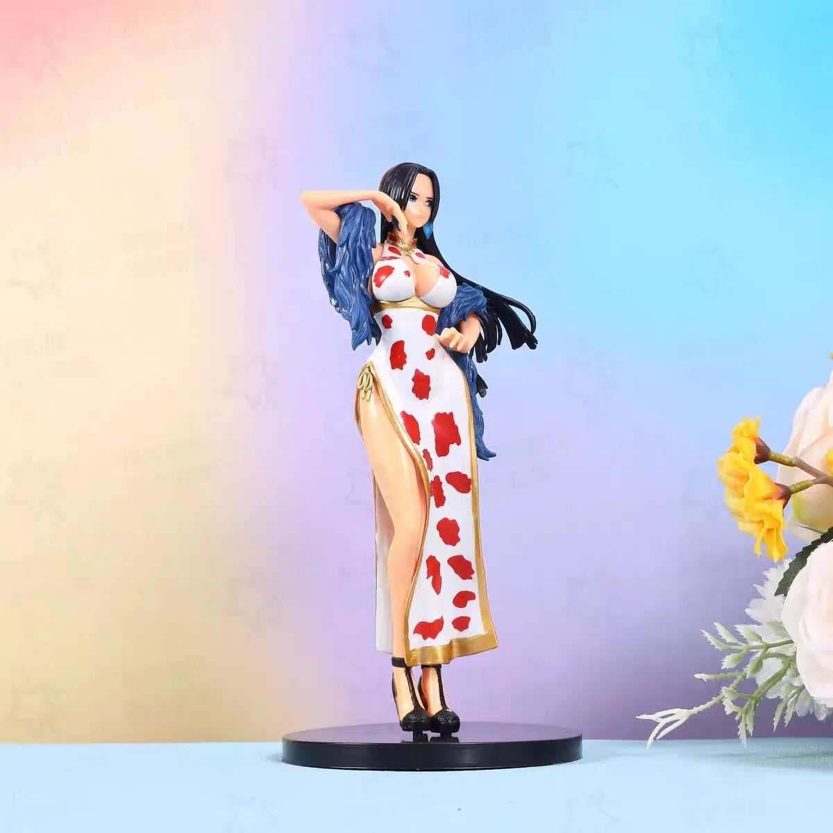 One Piece Boa Hancock Cheongsam Dress Figure