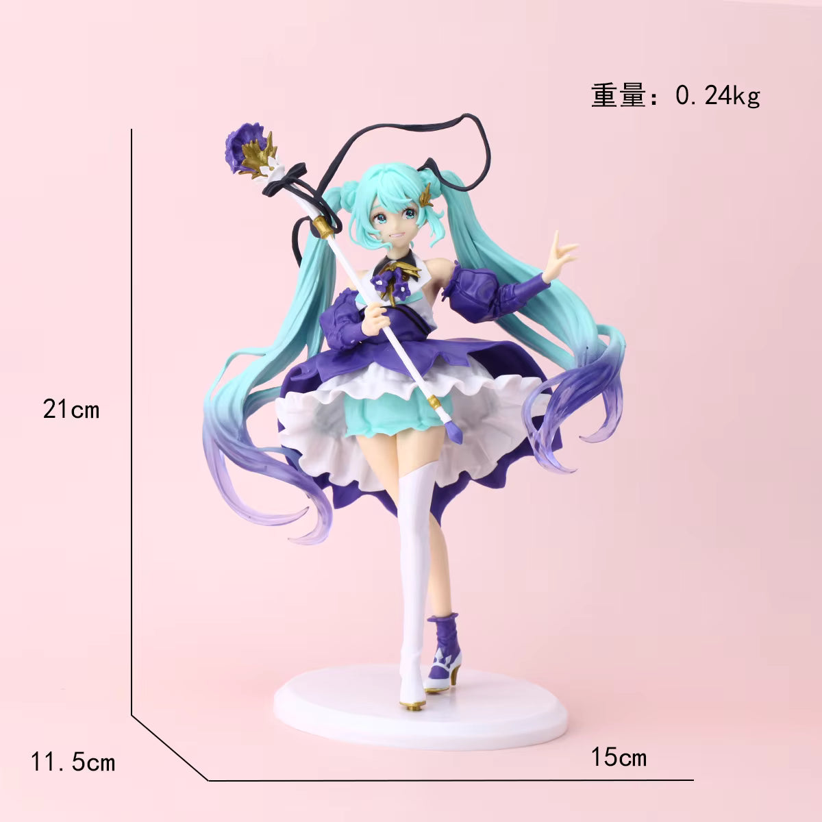 Vocaloid Hatsune Miku Flower Staff Dress Figure