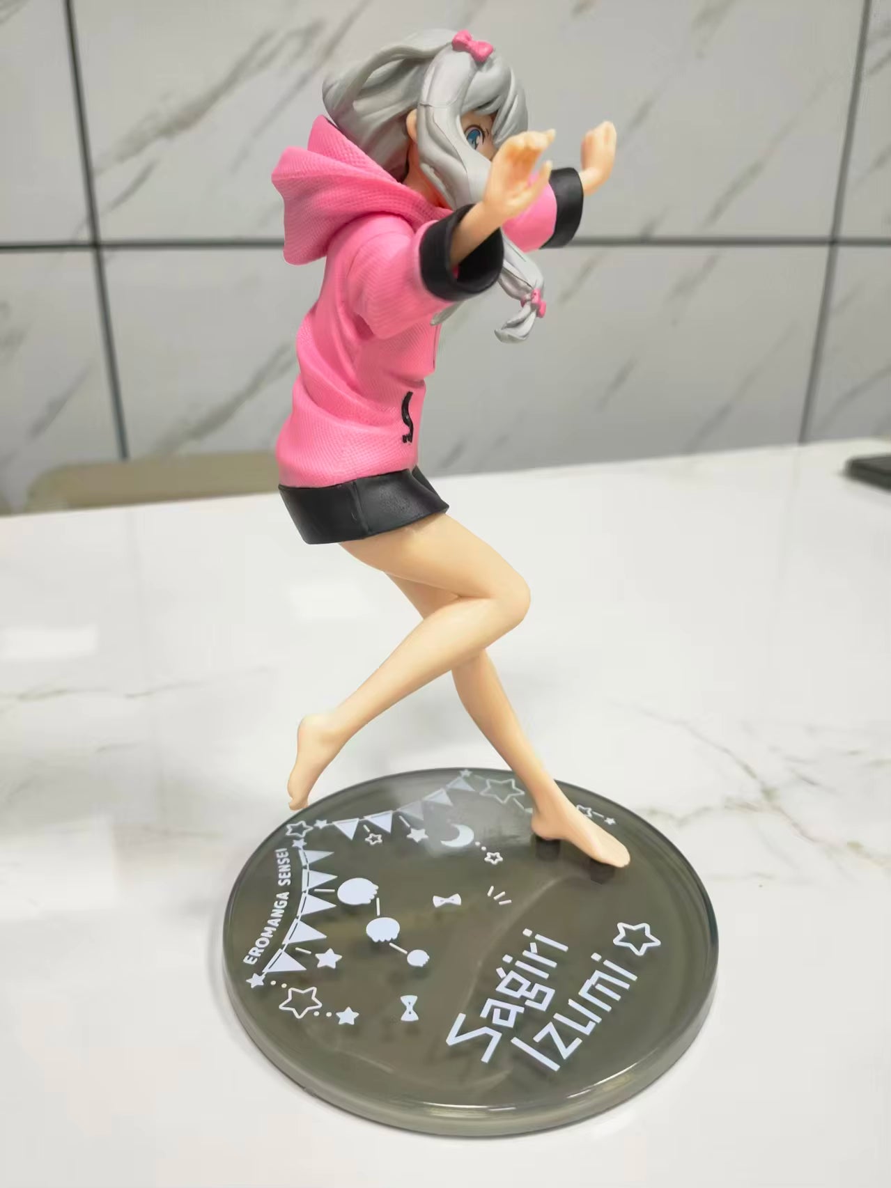 Eromanga Sensei Sagiri Izumi Pink Hoodie Figure