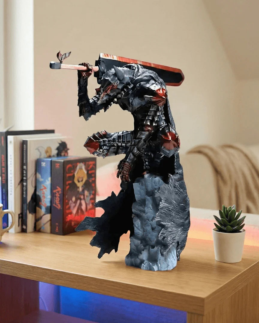 Berserk Guts Berserker Armor Red Glow Figure