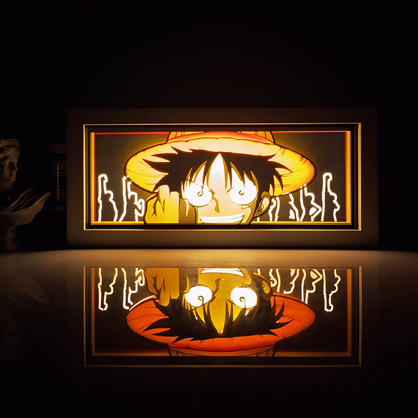 One Piece Monkey D. Luffy LED Shadow Box Lamp