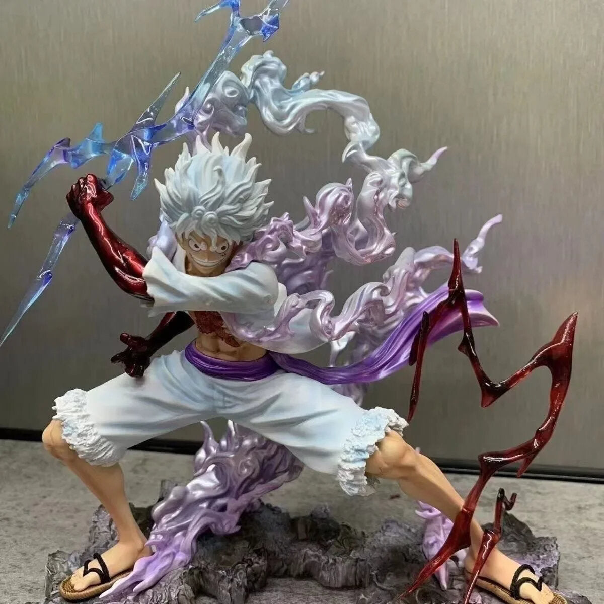 One Piece Monkey D. Luffy Gear 5 Lightning Collectible Figure